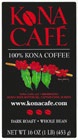 Kona Cafe Private Reserve 1 lb. whole bean dark coffee $34.00