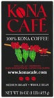 Kona Cafe Peaberry 1 lb. Peaberry medium coffee $36